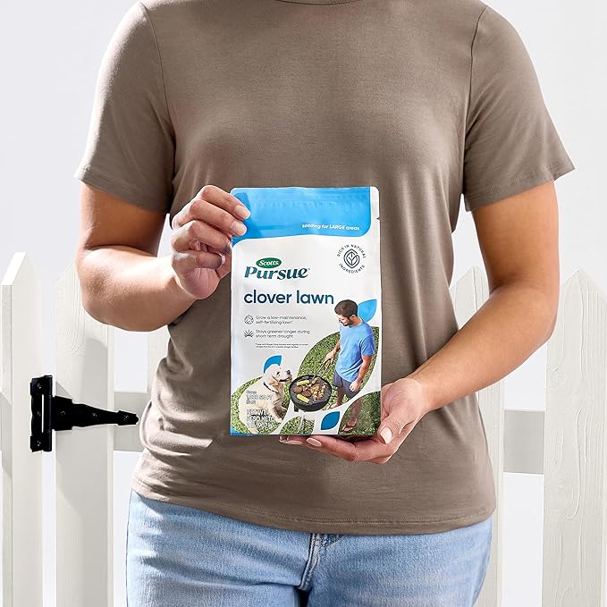 Scotts Pursue Clover Lawn, Rich in Natural Ingredients, 2 lbs.
