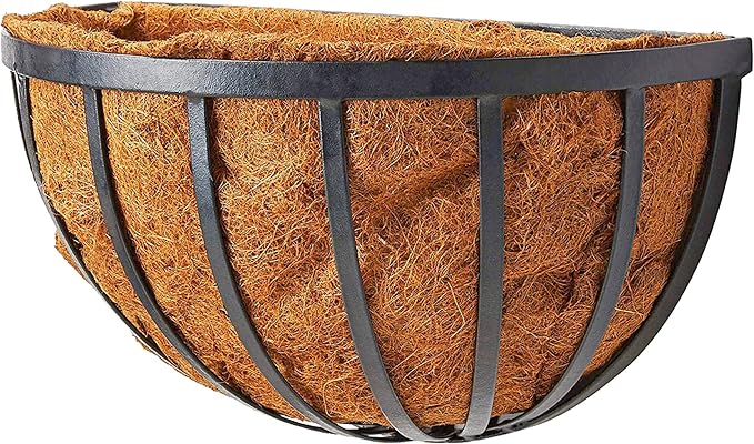 Arcadia Garden Products 1528 Solstice Series Wall Manger Planter, 20 inches, 20"