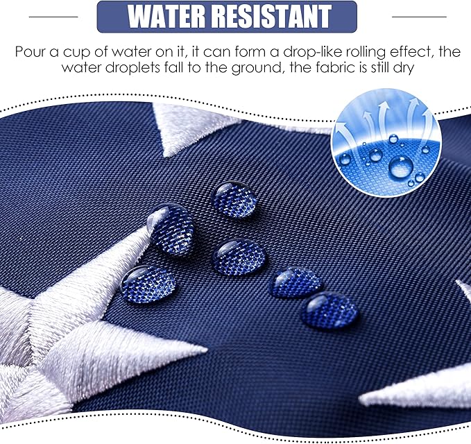 American Flag 15x25 Outside, US Flags for Outdoor Indoor, Heavy Duty Durable, Deluxe Embroidered Stars, Brass Grommets, Sewn Stripes, Vivid Color, Fade Resistant and waterproof