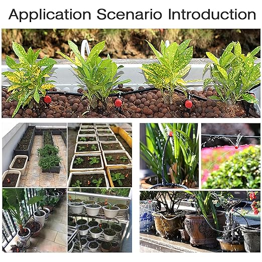 5/16 Inch Dropper Blank Distribution Pipe,100 Foot (30 m) Black Drip Pipe for DIY Garden Irrigation Systems,Drip Pipes and Drip Irrigation System Parts