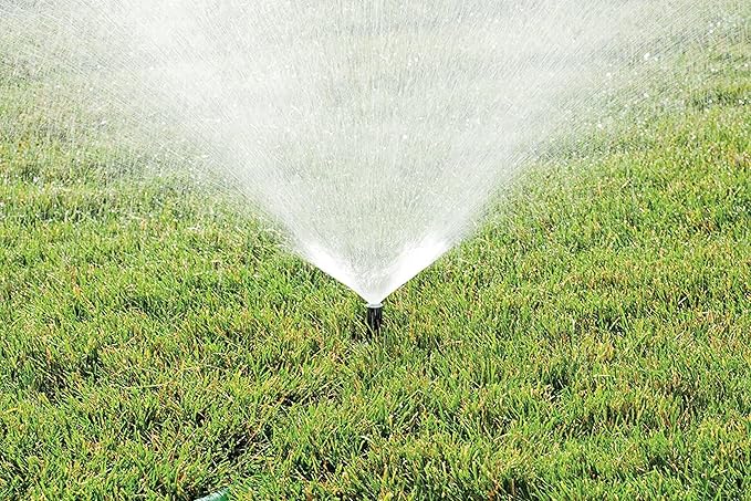 Rain Bird 1802HDSPRS Pressure Regulating (PRS) Professional Dual Spray Pop-Up Sprinkler, 180° Half Circle Pattern, 8' - 15' Spray Distance, 2" Pop-up Height