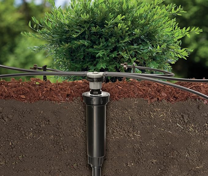 Rain Bird CNV182EMS Drip Irrigation Sprinkler Conversion Kit, 1800 Series Pop-Up to 6 Drip Emitters with 1/4" Tubing (Pack of 2)