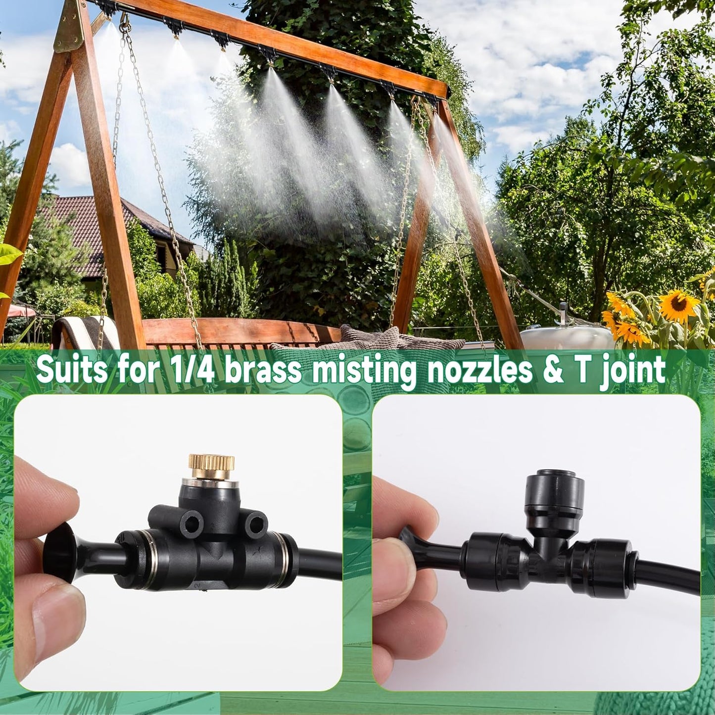 Quick Connect 1/4 Drip Line Plugs for 1/4'' Drip Line Drip Irrigation End Cap Perfect for Drip Irrigation System