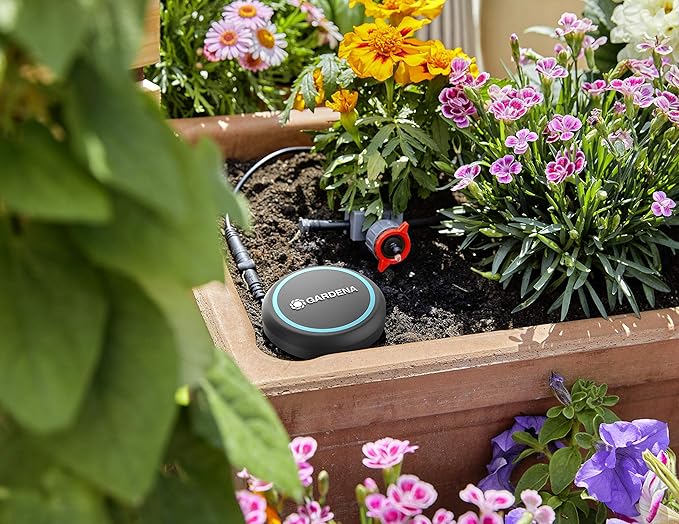 Gardena Soil Moisture Sensor: Automatic Irrigation, can be Used Directly on The Lawn, 5 m Long Connection Cable, can be Extended with Extension Cable (01867-20)