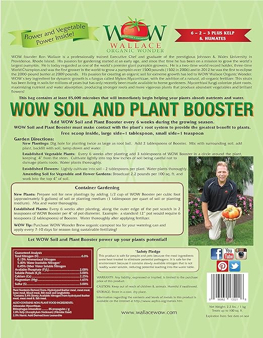Wallace Organic Wonder, Soil and Plant Booster