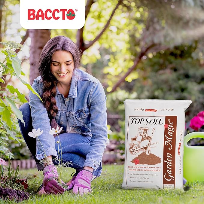 40 Pound Bag of Indoor and Outdoor Organic Planting and Potting Topsoil Mix with Perlite and Peat Mix for Gardening, 4 Pack