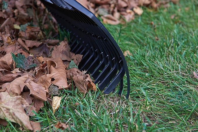 CRAFTSMAN 2-Piece Raking Set with Leaf & Lawn Rakes, Fiberglass & Rubber Coated Handles, Cushion Grips, for Leaves, Thatching, Dethatching