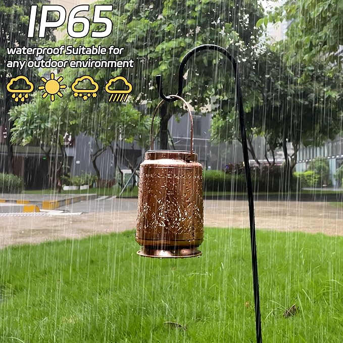 KY&BOSAM Pet Dog Memorial Solar Lights Outdoor Garden Decor Solar Lanterns Outdoor Waterproof Metal Light Memorial Gift, Pet Loss, Pet Sympathy, Thoughtful Dogs and Cats Remembrance, Bereavement Gift