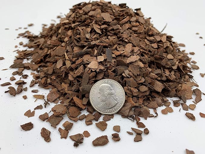 Pine Bark Nugget Fines | 2qt | ¼” Particle Size | Great for Bonsai, Succulents, Cactus, Orchids| The Bonsai Supply