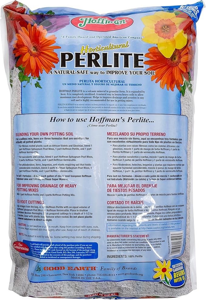 Hoffman 16504 Horticultural Perlite, 18 Quarts