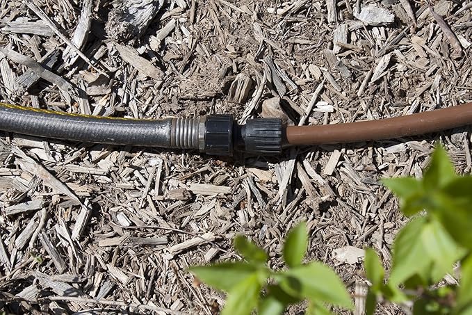 3-Pack 1/2 Inch Drip Irrigation Tubing to Faucet/Garden Hose Adapter - Reusable Connector Fittings for Most Rain Bird, Orbit, Dig, Toro 1/2 or 5/8 Tubing x 3/4" FHT