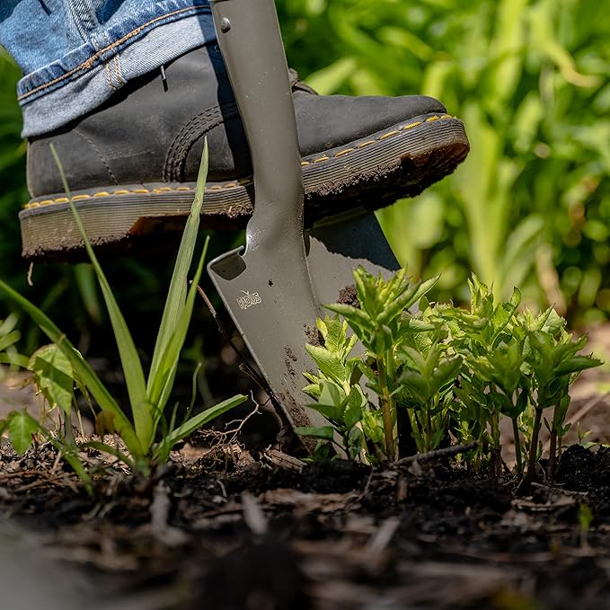 Radius Garden 25811 Pro-Lite Carbon Steel Floral Shovel, Red
