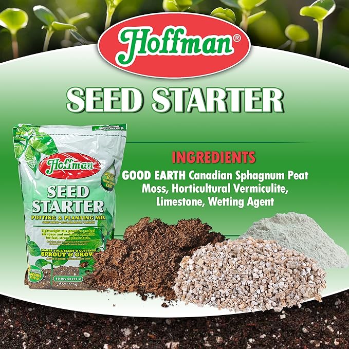 Hoffman 30103 Seed Starter Soil, 10 Quarts