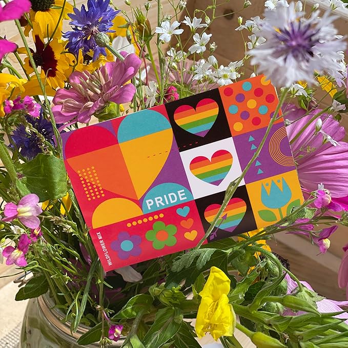 Pride - 25 Wildflower Packets for Planting - Celebrate Love & Show Your Pride - Garden Seeds to Grow Live Plants - Bentley Co.