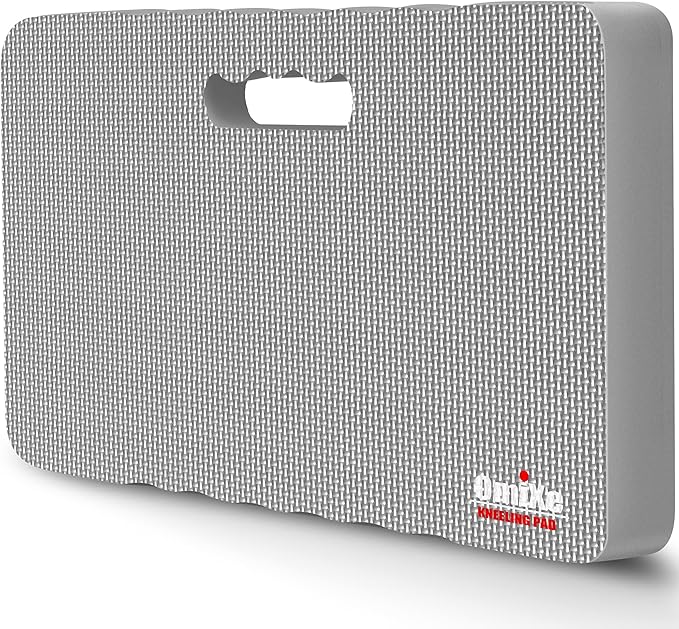 Extra Thick Kneeling Pad Comfy Foam Kneeler Mat Garden Knee Pad Cushion for Gardening Planting Yard Work Prayer Yoga Mechanic Exercise Workout Baby Bath 18 x 11 x 1.5 Inch Large Grey 1 Pack