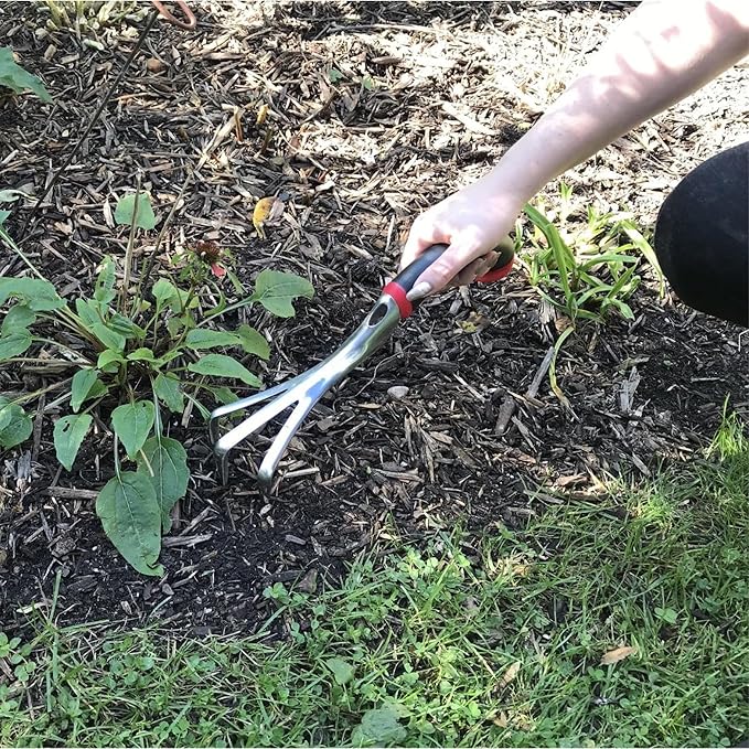 Radius Garden 30511 Ergonomic Garden Hand Tool Set, Red