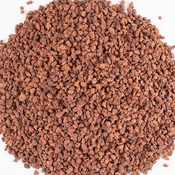Natural Lava Rocks Granules Decorative Landscaping for Bonsai, Cacti, Succulents Plants, Vase Fillers and Terrarium Plants, 5Lbs
