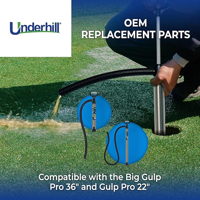 Underhill Diaphragm and Plunger for Water Pump Big Gulp Pro 36 Inch and Gulp Pro 22 Inch Pumps, Replacement Parts, Repair, A-GRPD