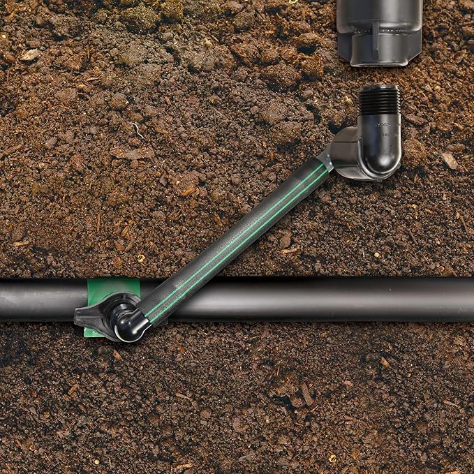 Rain Bird SA65 EZ Pipe Swing Assembly, 1/2" Male Pipe Thread x 3/4" Male Pipe Thread, 6" Long