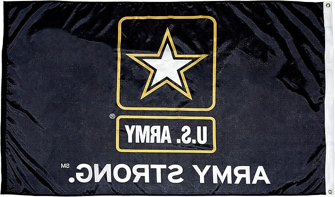 FlagSource Army Strong Nylon Military Flag, Made in USA, 3x5'