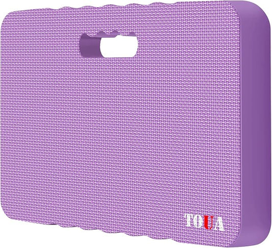 Kneeling Pad Thick Extra Large High Density Foam Comfort Kneeling Pad for Work Gardening Yoga Exercise Garden Knee Pad Purple, 1 Pack