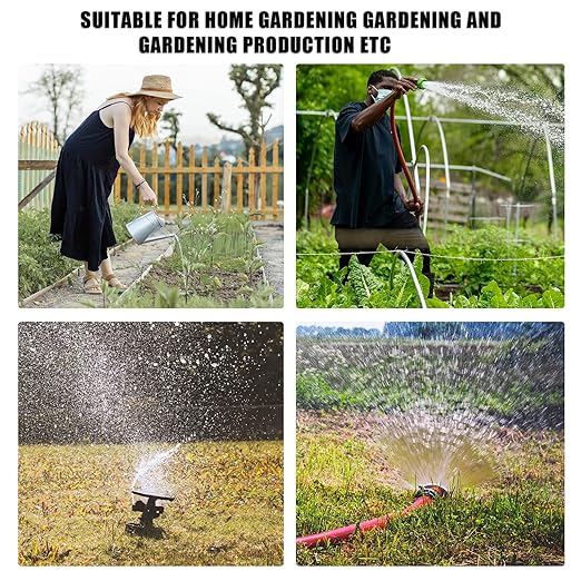 AIEX 100pcs Drip Irrigation Plugs, 1/4" Drip Tubing End Cap Irrigation Stopper Goof Hole Plugs Drip System Parts for Home Garden Lawn (Black)