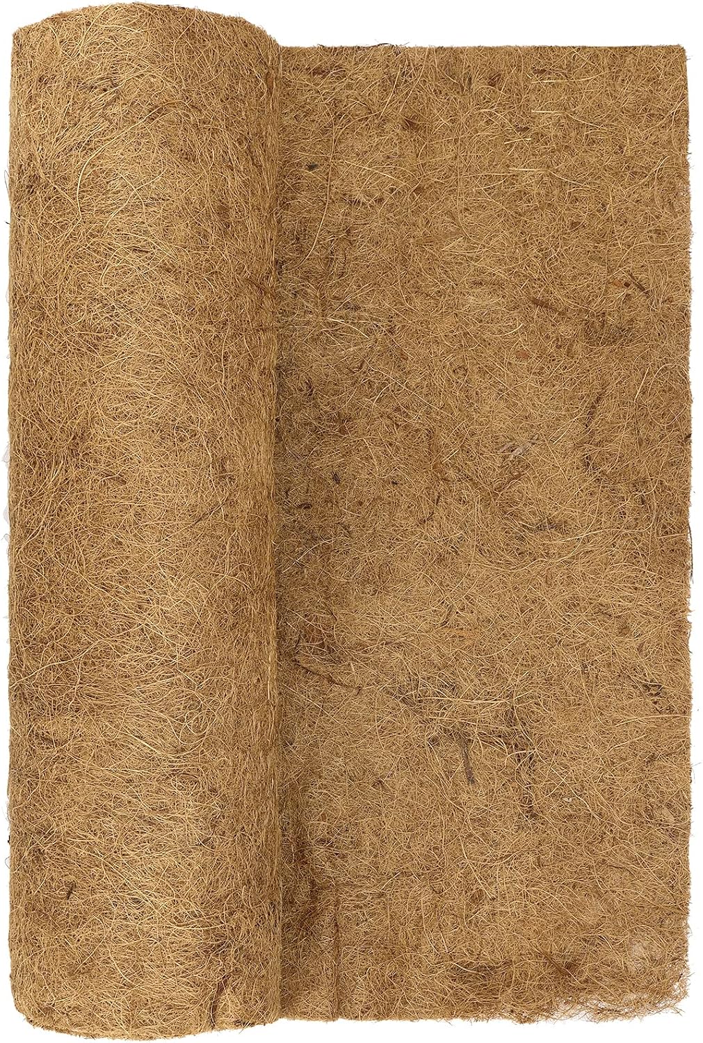 MOUYAT 24 x 79 Inch Large Coco Fiber Roll, Wall Basket Planter Liner Coconut Fiber Mat Coir Liner Sheet for Hanging Baskets, Flowerpot, Garden Decor, Brown