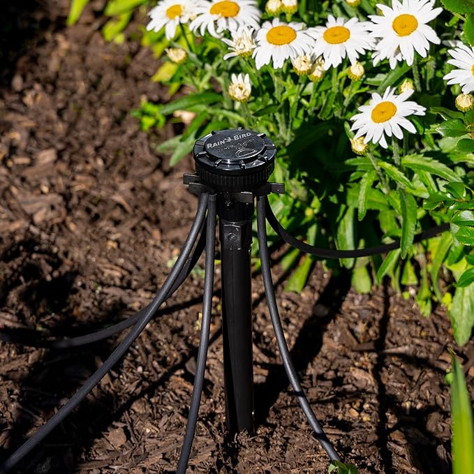 Rain Bird MANIFPRPS2 Drip Irrigation 9-Port Manifold, 25 PSI Pressure Regulating, Adjustable Flow and ON/Off (Pack of 3)