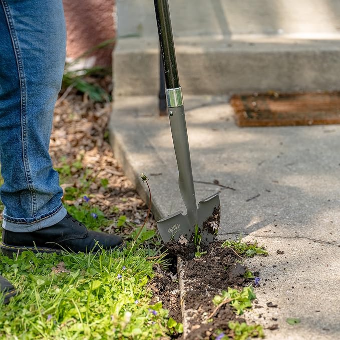 Radius Garden 25611 Pro-Lite Ergonomic Carbon Steel Edger, Red