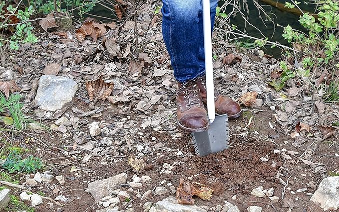 StuLine Signature Series 36" White T-Handle Premium Shovel by Kellyco (Shovel)