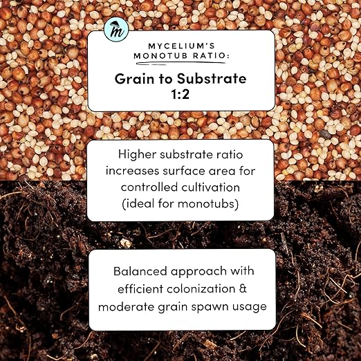 Mycelium’s Superior CVG Substrate Blend - Organic Coco Coir, Vermiculite, Gypsum Mix - Ideal for High Yield and Easy Mushroom Cultivation - Sterilized 5LB Bag for Beginners & Pros