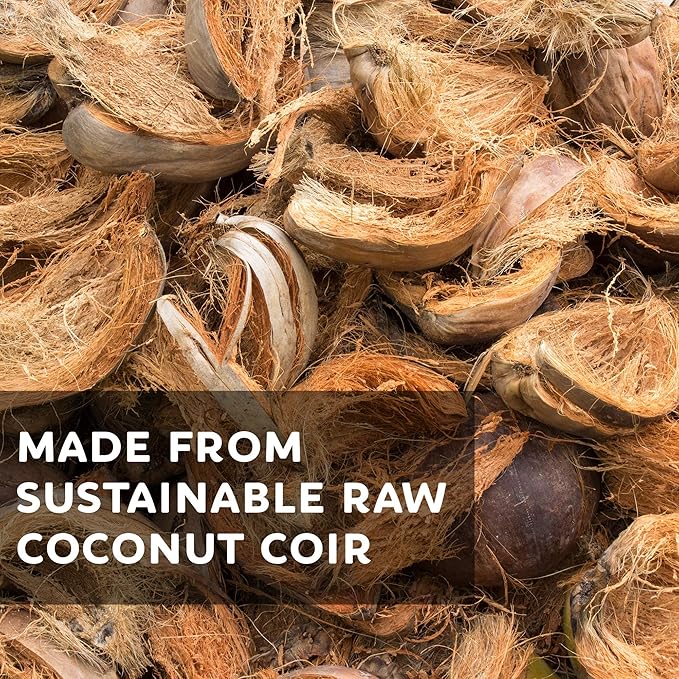 Minute Soil Plus Block - Amended Compressed Coco Coir Fiber Grow Medium - 1 Block = 15 Gallons of Potting Soil (~Wheel Barrow Full) - Enough NPK Added Nutrients to Feed Plants for 1 Season