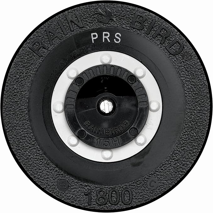 Rain Bird 1802HDSPRS Pressure Regulating (PRS) Professional Dual Spray Pop-Up Sprinkler, 180° Half Circle Pattern, 8' - 15' Spray Distance, 2" Pop-up Height