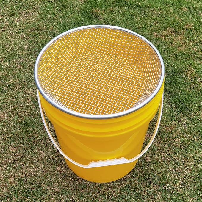 Gardening Sand Soil Compost Sifter Perfect for 5 Gallon Bucket (1, 1/4 Inch)