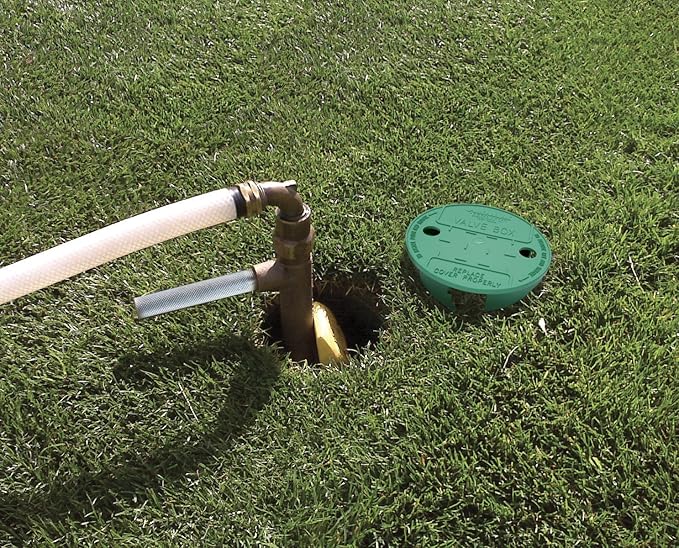 Underhill Sprinkler Valve Round Box Lid, VersaLid 6 Inch to 7 Inch Universal Cover for Automatic Irrigation System, Green, VL-6