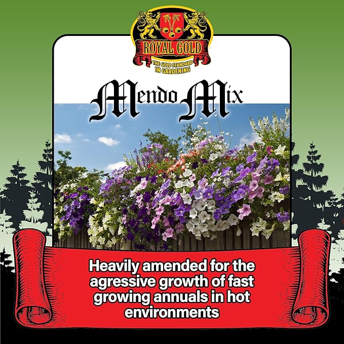Royal Gold Mendo Mix Soil Amendment, 1.5 Cubic Foot - for Strong Root Development and Aggressive Growth, Ideal for Outdoor Gardening in Hot and Dry Climates