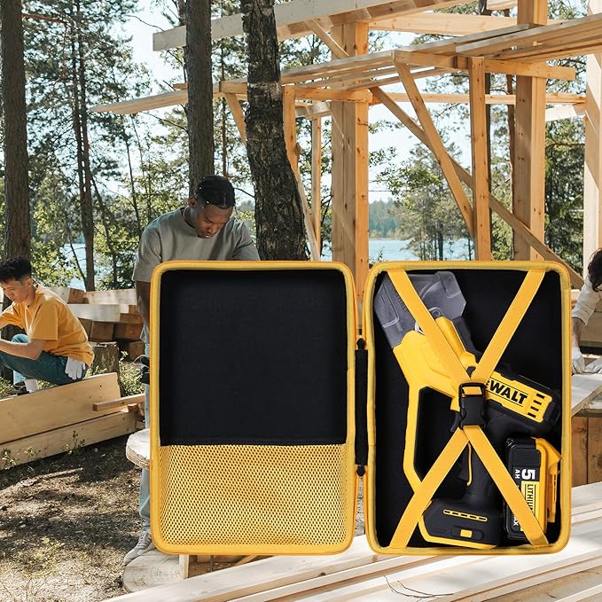 Khanka Hard Storage Case Replacement for DEWALT 20V MAX Cordless Pruning Shears Garden Tool (DCPR320B), Case Only