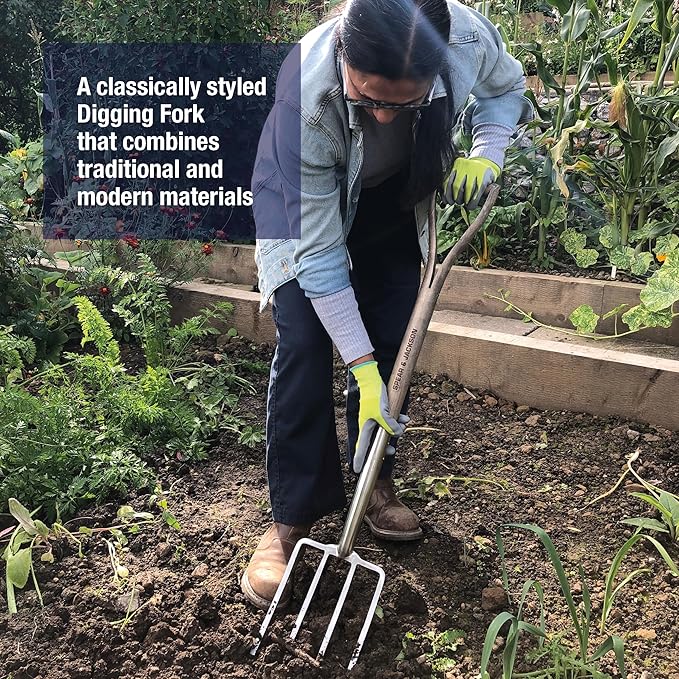 Spear & Jackson 4550DF Traditional Stainless Digging Fork,