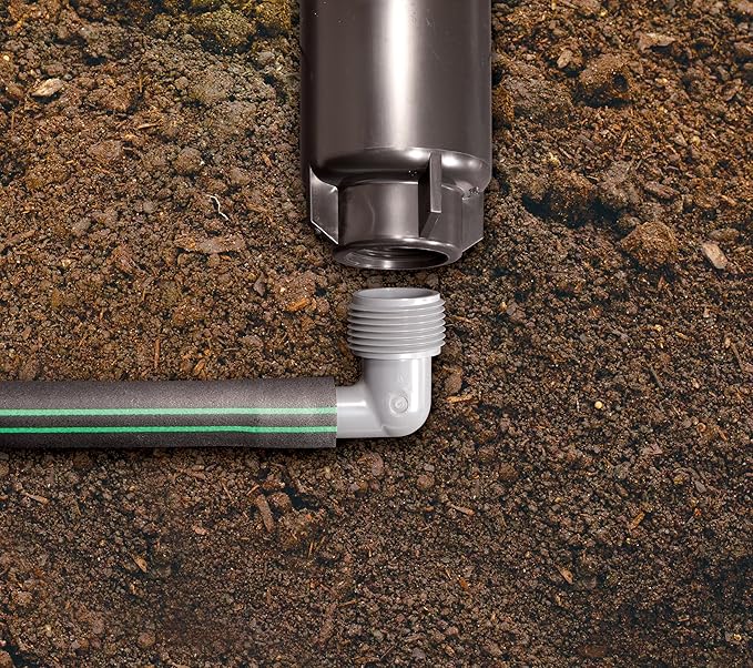 Rain Bird SWGE075S EZ Pipe Elbow Fitting, 3/4" Male Pipe Thread x 1/2" Spiral Barbed Elbow, Pack of 2