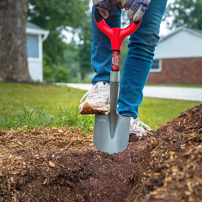 Radius Garden 27211 Mini Digger Shovel, Red