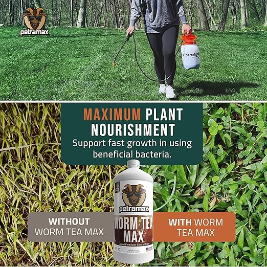 Worm Tea for Gardening Soil - Worm Tea Fertilizer Liquid - Worm Castings, Earthworm Casting Manure Fertilizer - Earthworm Tea Worm Castings - Worm Casting Concentrate (16 Oz)