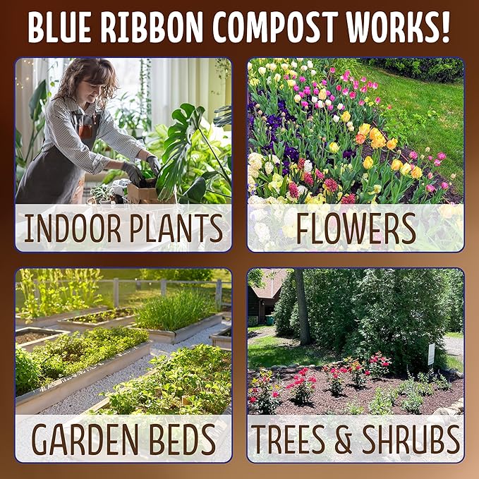 Ribbon Organics OMRI Certified Organic Compost Size: 7.9 Gallons, 32-35 Pound Bag