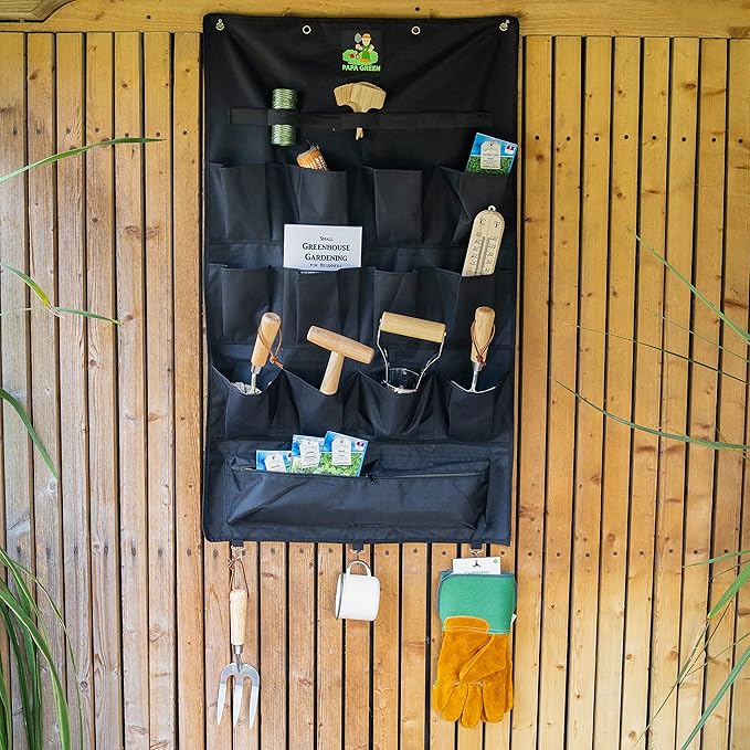 Original Garden Tool Holder Great Garden Gadgets and Garden Tools Organizer This Garden Tool Caddy Made in Strong 600d Oxford Material is a Perfect Gardening Tool Organizer.