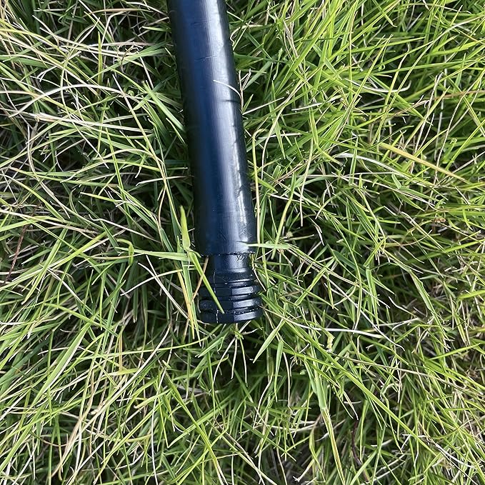 1/2 inch Drip Irrigation Fittings, Barbed End Plug Connector Fit 1/2" Irrigation Tubing (0.52" ID x 0.65" OD), End Cap Plastic Plug Nuts - Pack of 10